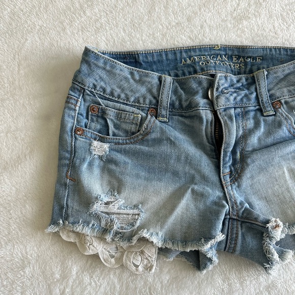 American Eagle Jean Shorts - Stretch Shortie - Picture 2 of 6